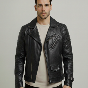 Black Motorcycle Jacket For Men – Biker Addition
