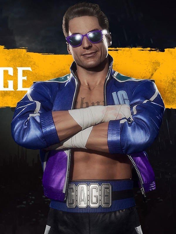 Johnny Cage Mortal Kombat 11 Blue Jacket