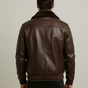 Marc New York Men's Cadman Faux Leather Fleece-Lined Aviator Jacket 