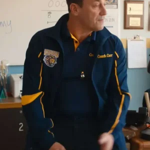 Alternative view of Mean Girls 2024 Jon Hamm Blue Jacket