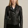 Melbourne tumble dry Black Leather Jacket