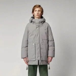 Men’s Grey Parka Jacket