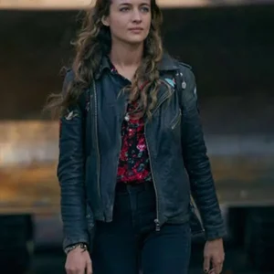 Sarah Cooper The Republic of Sarah black Biker Jacket