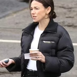 Tv Series Fool Me Once Michelle Keegan Black Puffer Jacket