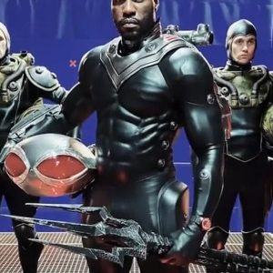 Aquaman and the Lost Kingdom David Kane Black Leather Jacket