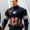 Avengers Age of Ultron Captain America Men Leather Jacket