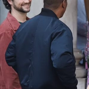 Beverly Hills Cop Axel F Axel Foley Blue Bomber Style Jacket