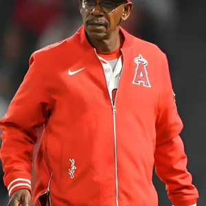 Los Angeles Angels Baseball team Red Bomber Jacket
