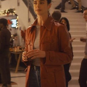 Orphan Black Echoes Krysten Ritter Brown Jacket