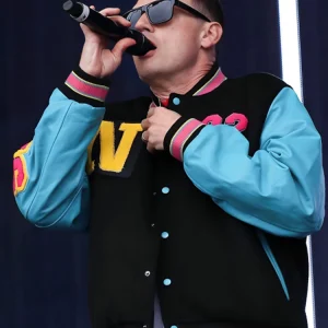 Alternative view of Talet Festival Nick Carter Vi Som Alskar 90 & 00 Black Bomber Jacket