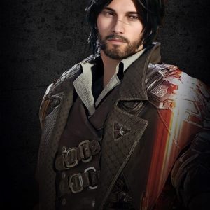 The First Descendant 2024 Blair Black Costume Trench Coat