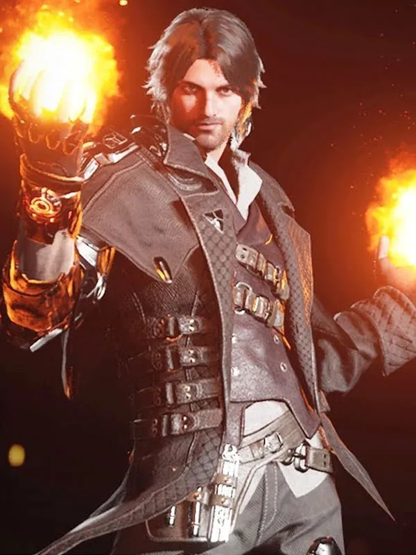 The First Descendant Game-Inspired Blair Black Costume Coat