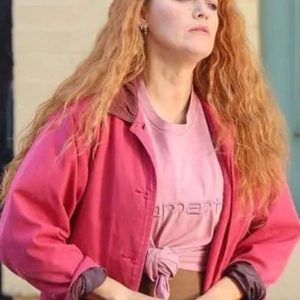 Blake Lively It Ends with Us Pink Cotton Jacket