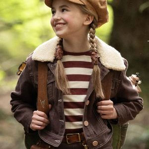 Bookworm 2024 Movie Mildred Shearling Brown Jacket