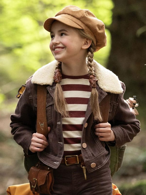 Bookworm 2024 Movie Mildred Shearling Brown Jacket
