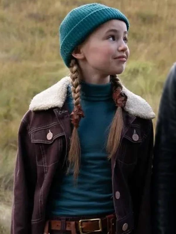 Bookworm 2024 Nell Fisher Brown Shearling Jacket