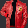 Cobra Kai Halloween Red Leather Jacket