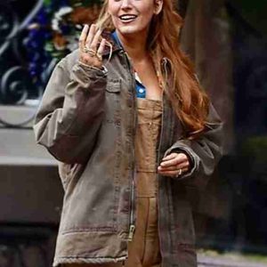 It Ends with Us Lily Bloom Brown Jacket