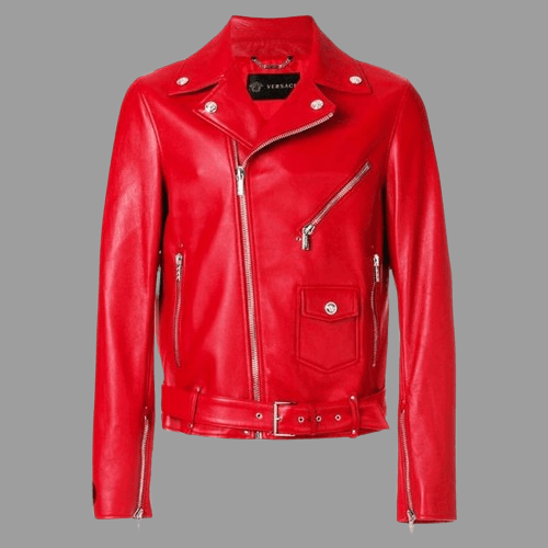 Red Southside Serpent Leather Jacket
