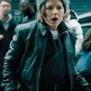 Slow Horses 2024 Shirley Dander Black Leather Jacket