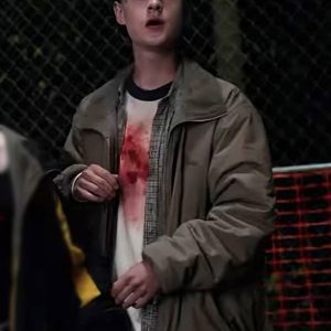 Y2K 2024 Jaeden Martell Brown Bomber Jacket