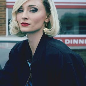 Joan 2024 Joan Hannington Black Bomber Jacket