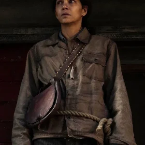 Never Let Go Halle Berry Beige Jacket