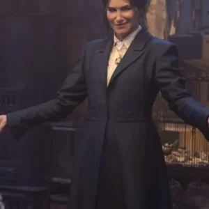 Alternative view of Agatha Harkness Agatha All Along 2024 Black Long Coat