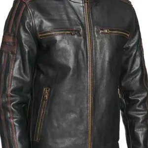 Black Rivet Leather Jacket