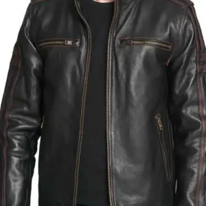 Alternative view of Black Rivet Leather Jacket