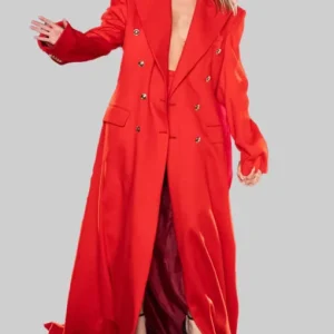 Cara Delevingne Red Trench Coat