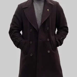 Cross Aldis Hodge Brown Pea Coat