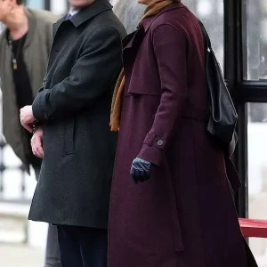 Alternative view of Diana Taverner Slow Horses S03 Maroon Coat