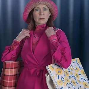 Elsbeth S2 Carrie Preston Pink Trench Coat