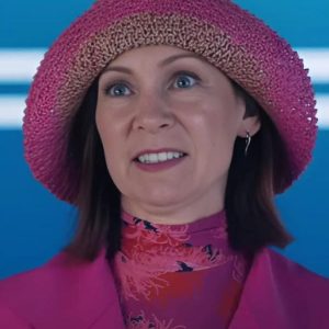 Alternative view of Elsbeth S2 Carrie Preston Pink Trench Coat