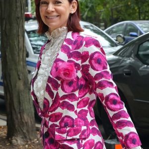 Elsbeth Season 02 Carrie Preston Floral Blazer Sale