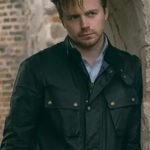 Jack Lowden Slow Horses Black Cotton Jacket