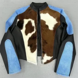 Jamie Mcfarland Leather Pony Fur Jacket