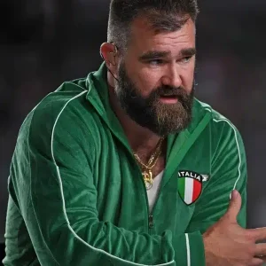 Alternative view of Jason Kelce Italia Green Tracksuit