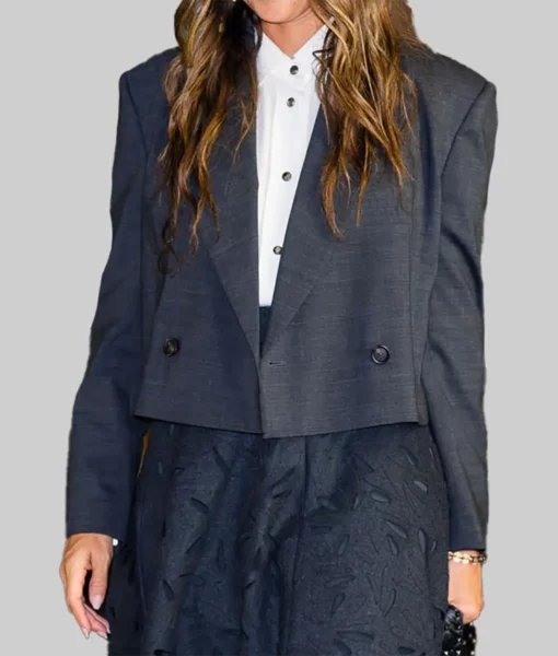 Jessica Alba Cropped Blazer