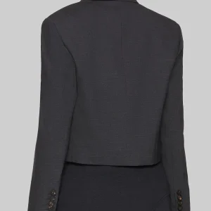 Jessica Alba Grey Cropped Blazer Sale