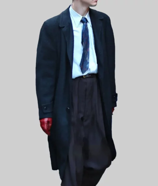 Marty Supreme Timothee Chalamet Navy Blue Trench Coat Sale