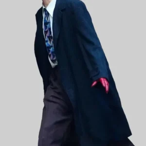 Marty Supreme Timothee Chalamet Navy Trench Coat
