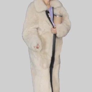Millie Bobby White Fur Coat Sale