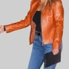 Reese Witherspoon Brown Leather Jacket