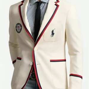 Alternative view of Team USA Olympics 2024 Flagbearer Blazer