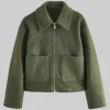 Ashley Roberts Green Jacket