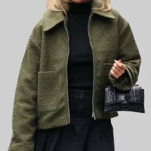 Ashley Roberts Green Jacket Sale