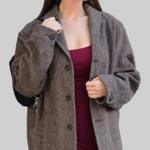 Alternative view of Caylee Cowan Brown Wool Jacket