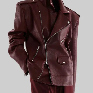 Ellie Goulding Oversized Biker Jacket